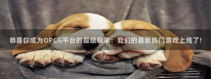 杜邦娱乐开户测速：恭喜你成为OPCG平台的超级玩家：我们的最