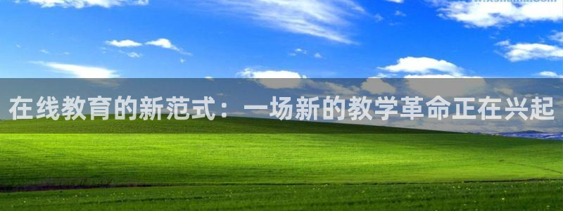 绿茵篮球直播在线观看：在线教育的新范式：一场新的教学革命正在兴起